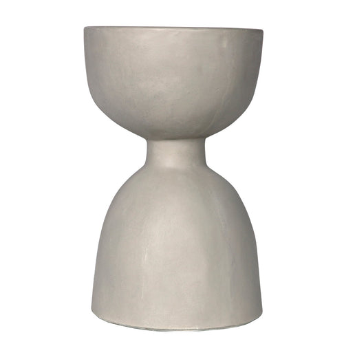 Noir Hourglass Stool, Fiber Cement