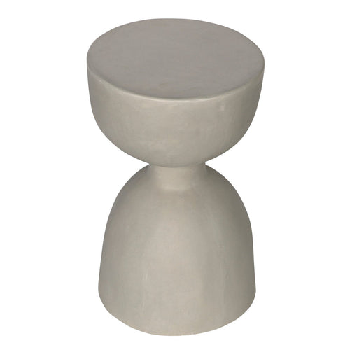 Noir Hourglass Stool, Fiber Cement