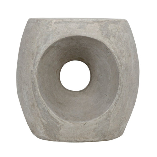 Noir Trou Side Table/Stool, Fiber Cement