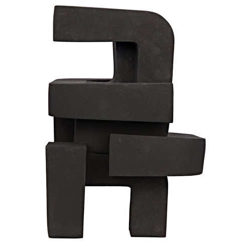 Noir Curz Sculpture, Fiber Cement