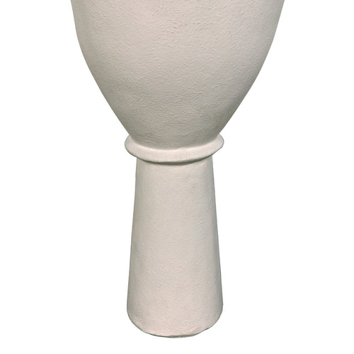 Noir Vase, White Fiber Cement