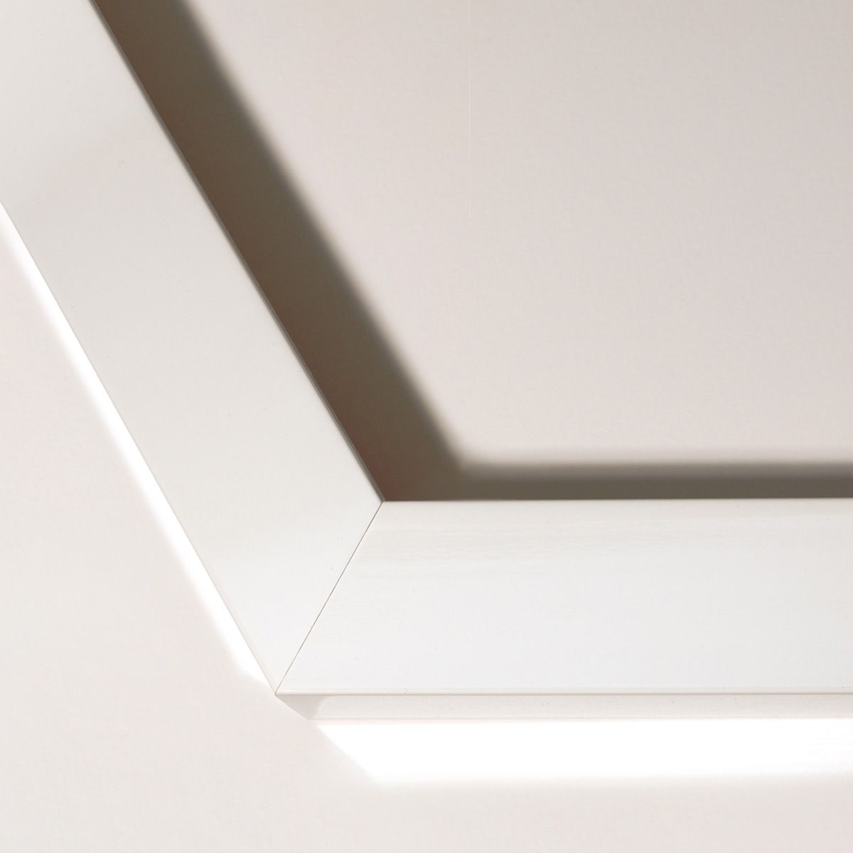 Natural Curiosities Hexagon Moroccan Blue and Gold Tile Art