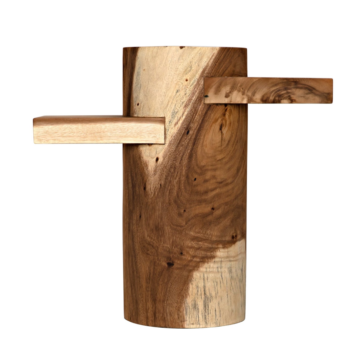 Noir Tabula Side Table, Munggur Wood