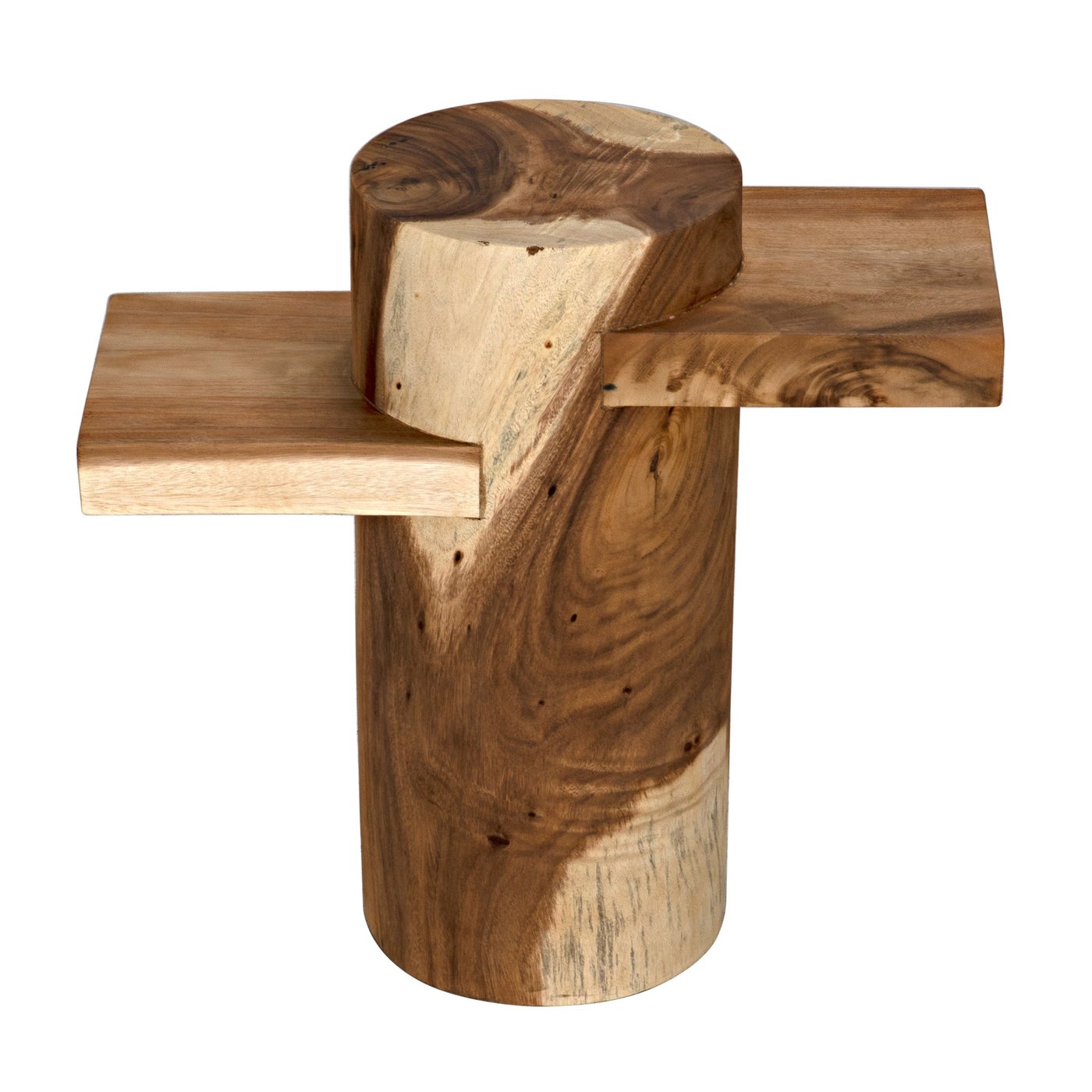 Noir Tabula Side Table, Munggur Wood