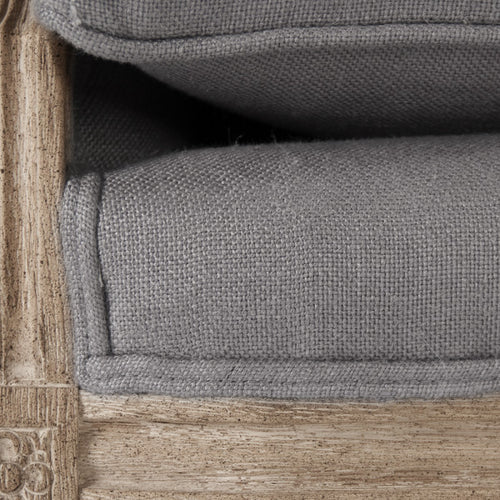 Zentique Louis Tufted Sofa Natural Linen