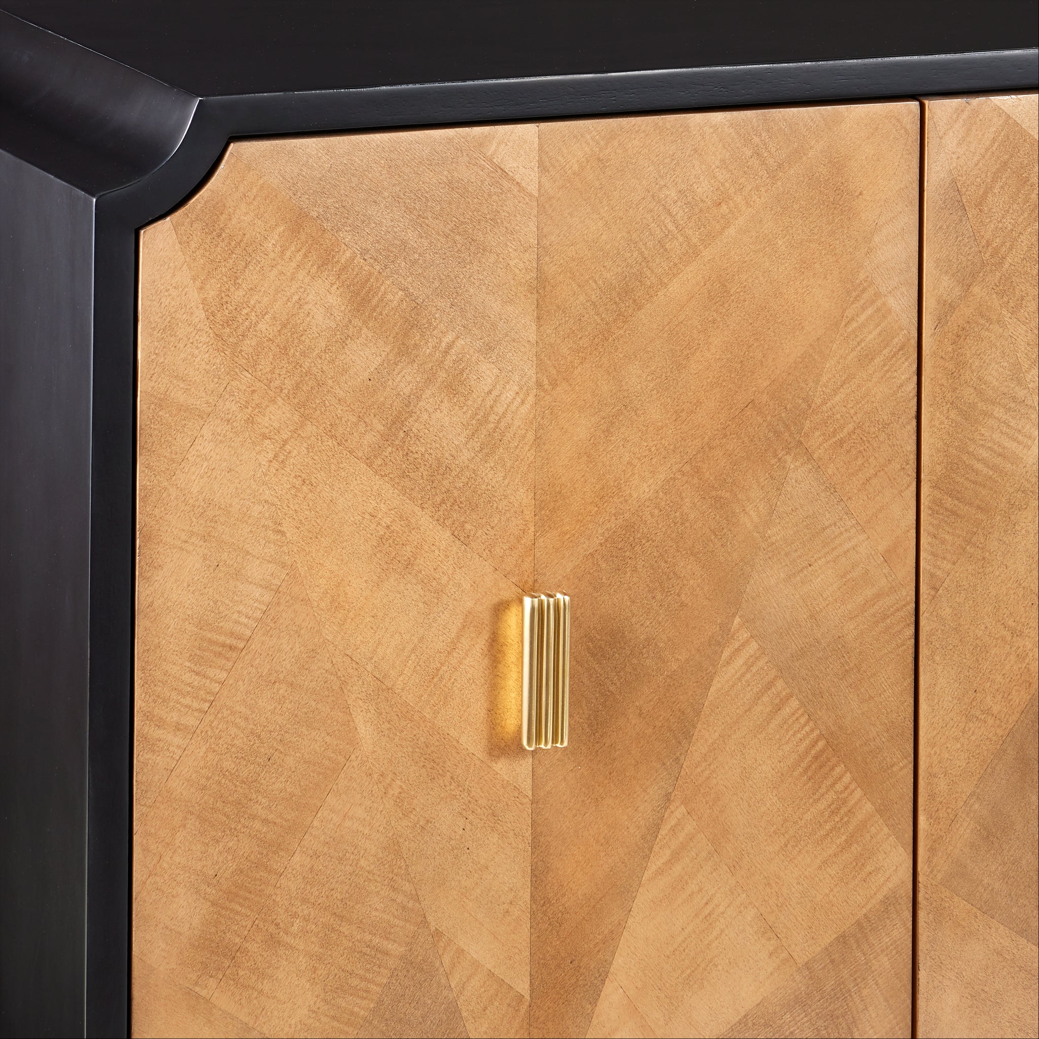 Currey & Company Kallista Mahogany Taupe Credenza