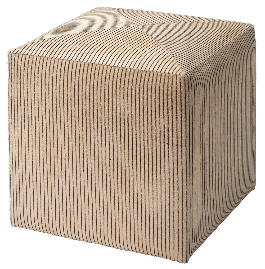 Jamie Young Pinstriped Ottoman