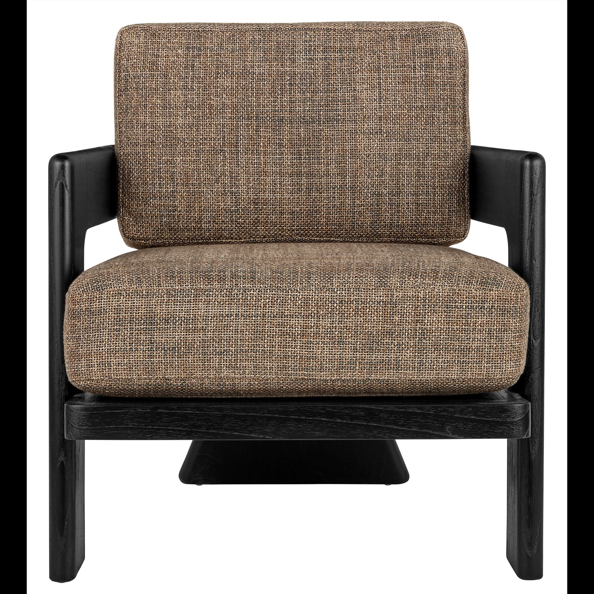Currey & Company Upholstered Theo Lounge Chair, Rig Otter