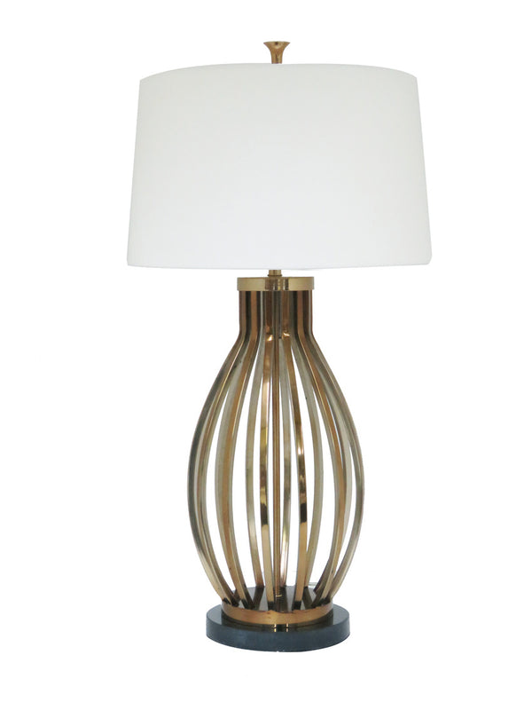 Frederick Cooper Bridgehampton Brass Curved Lamp