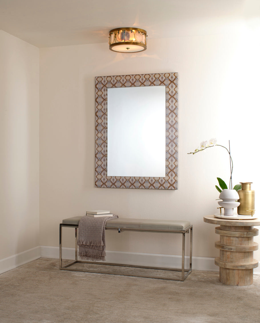 Jamie Young Upsala Agate Flush Mount Ceiling Light