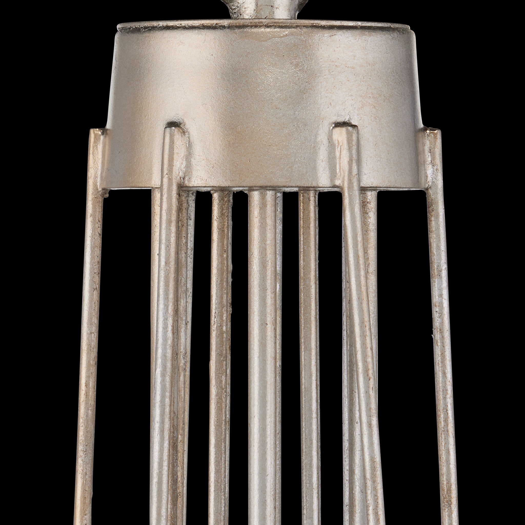 Currey & Company Harrow 30.75" Recycled Glass 6 Light Chandelier