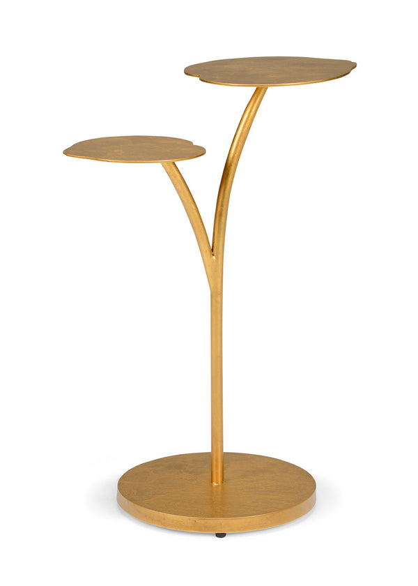 Chelsea House Leaf Side Table - Gold