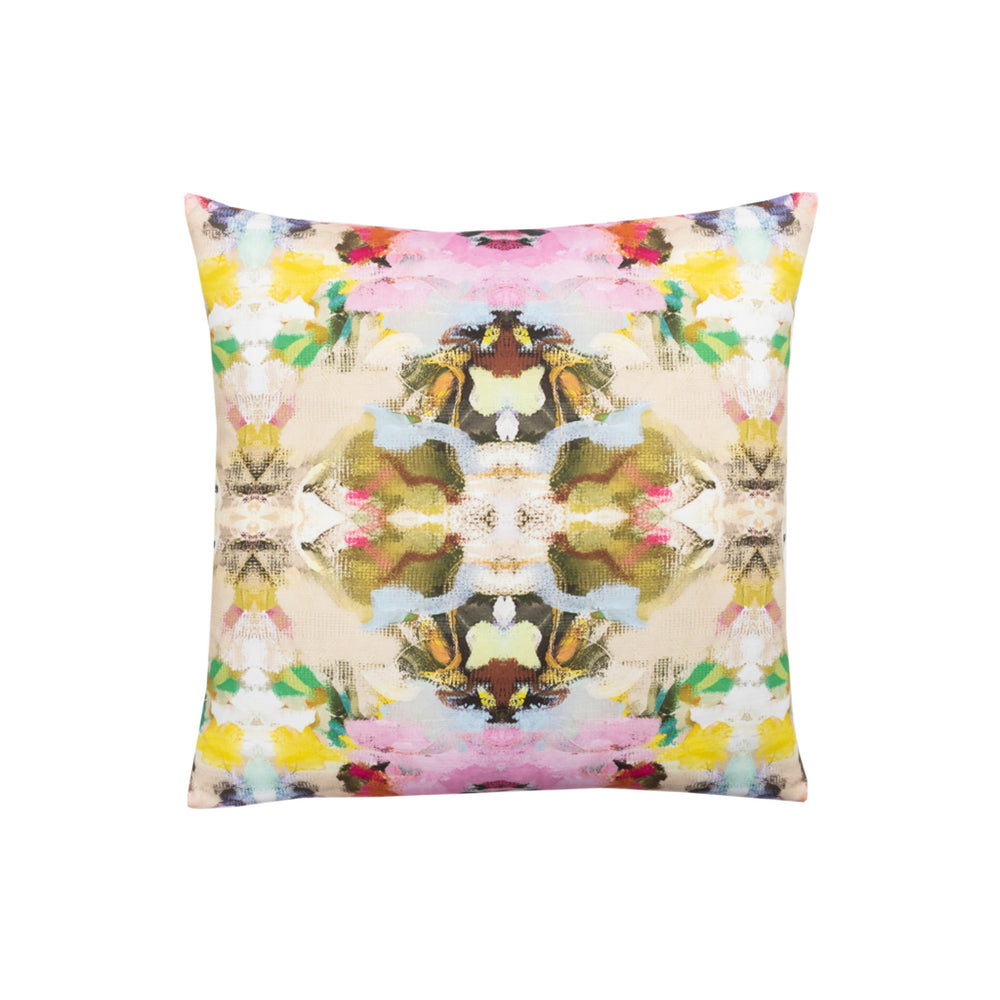 Birds of a Feather Linen Cotton Pillow by Laura Park