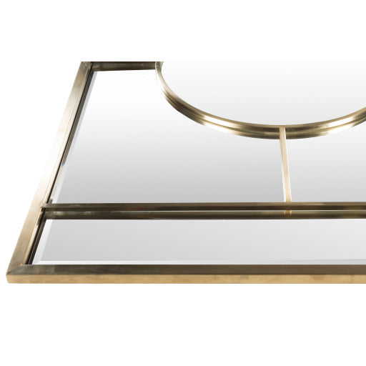 Surya Beckett Mirror in Gold
