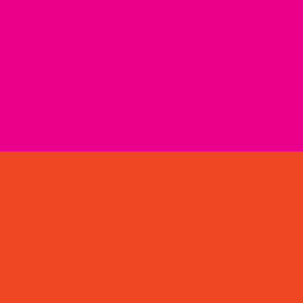 Block Art Hot Pink and Orange