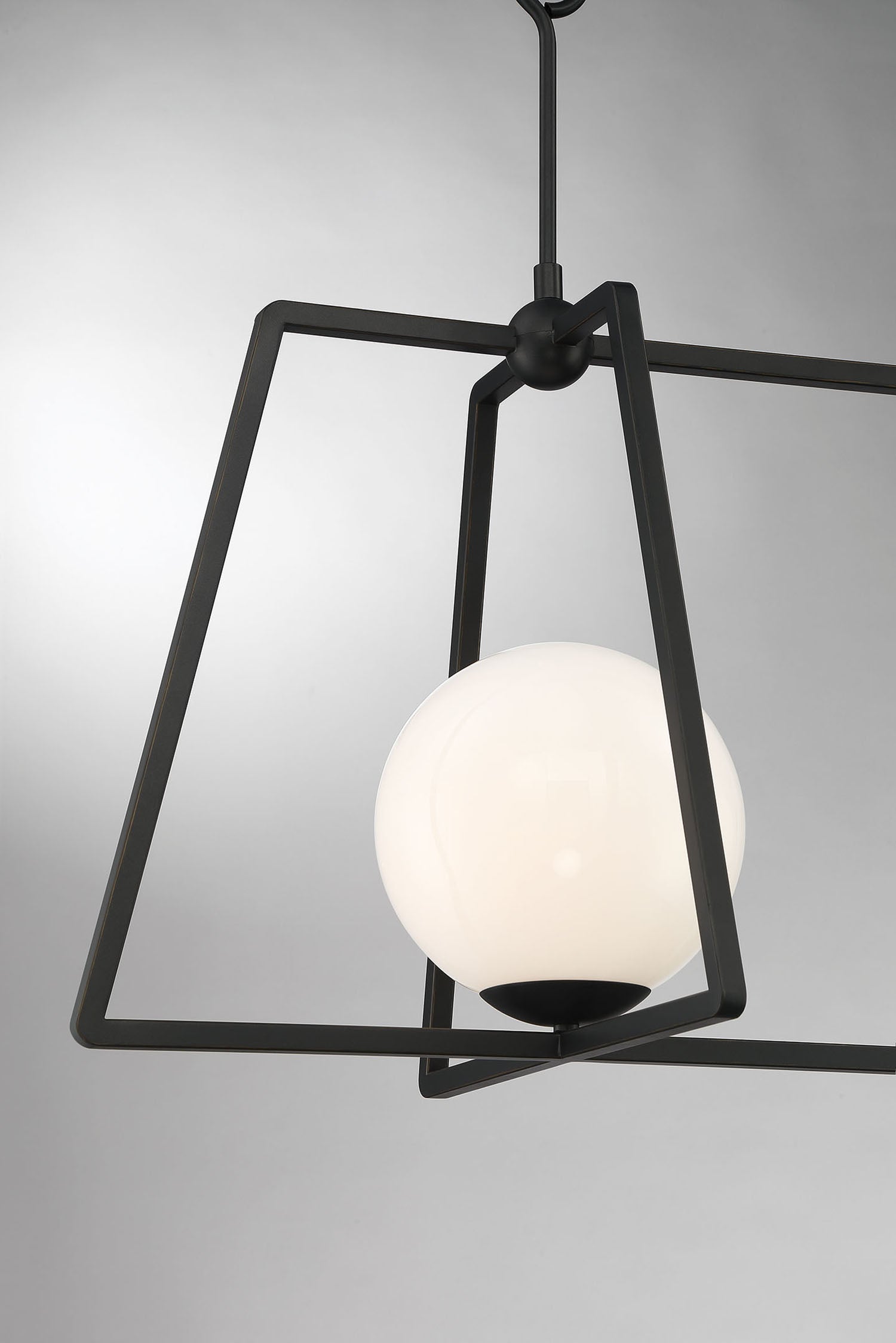 Lumanity Stratus Large 2 Light Linear Bronze Chandelier