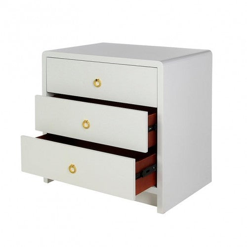 Brook Three Drawer Side Table by EllaHome