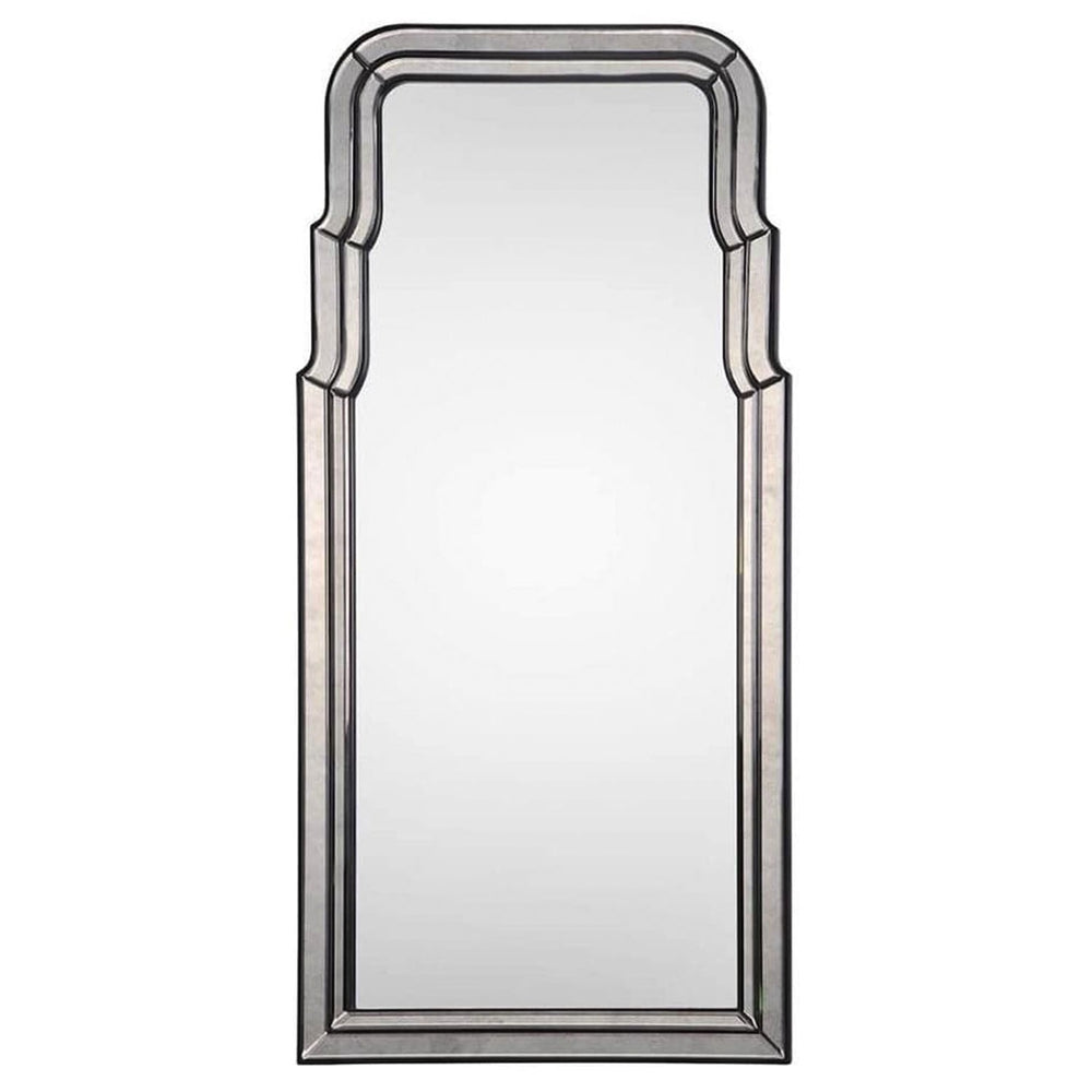 Venezia Oversize Wall Mirror by Bunny Williams, Ebony and Antiqued Mirror
