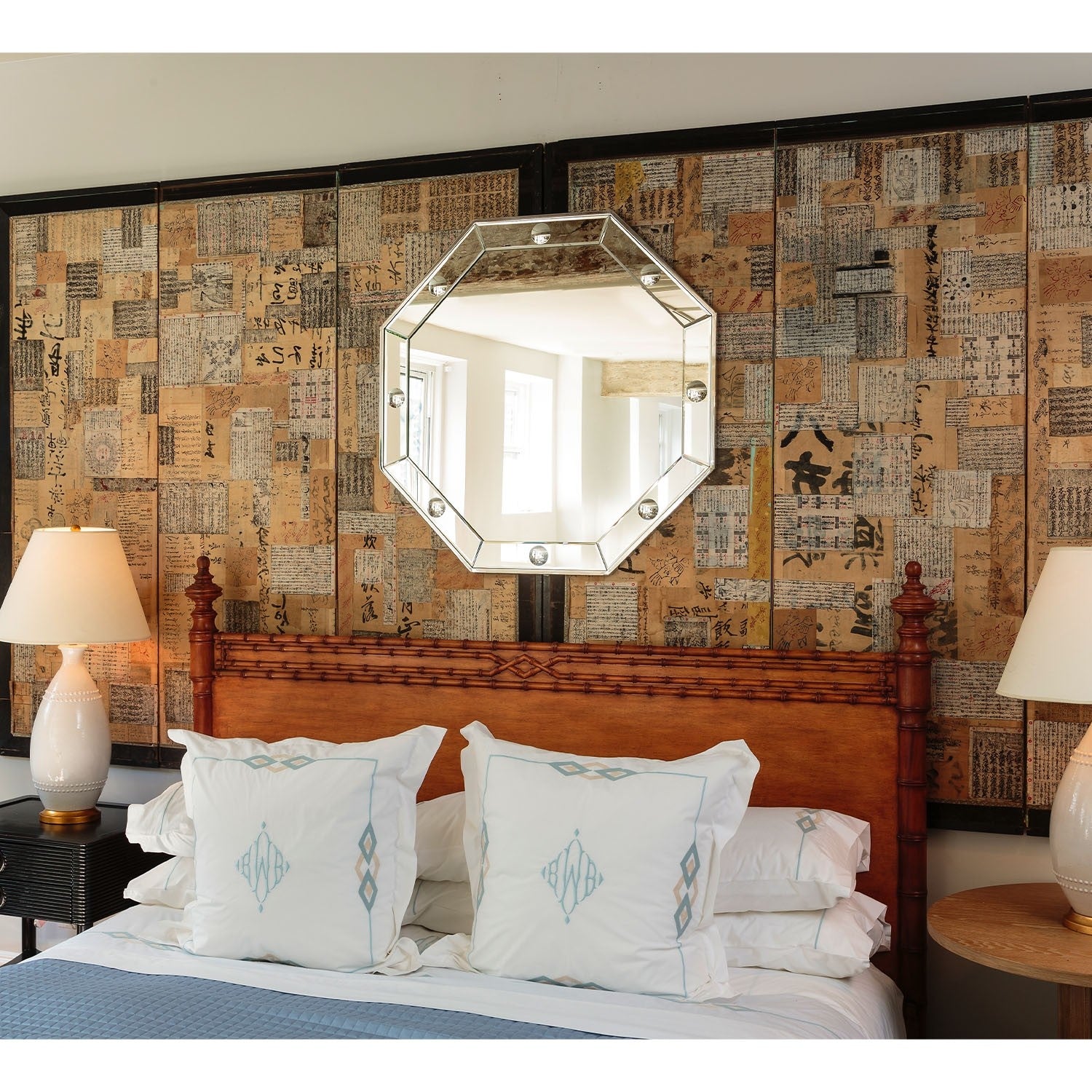 Octavia Octagonal Mirror by Bunny Williams for Mirror Home