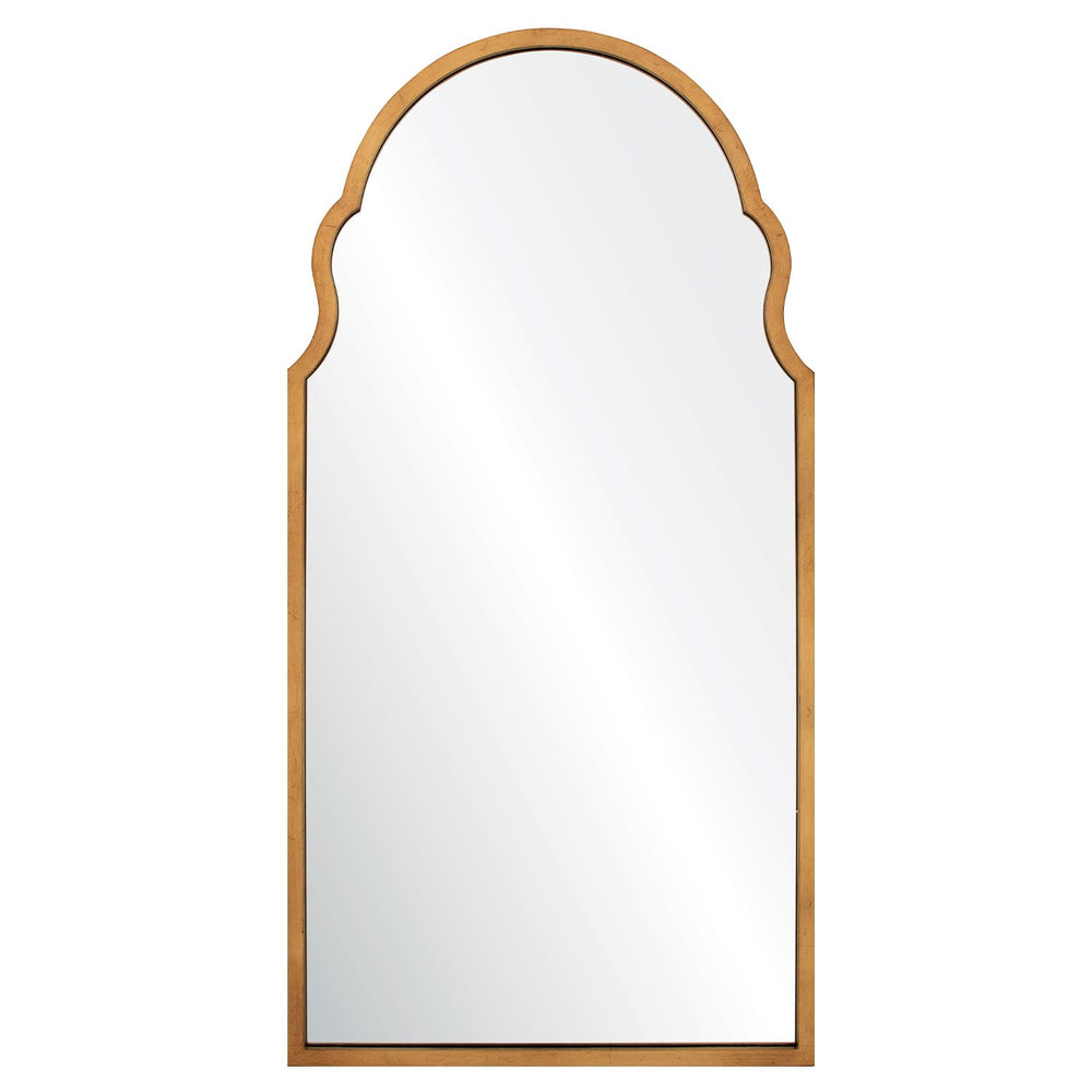 Bunny Williams Home Distressed Gold Leaf Wall Mirror