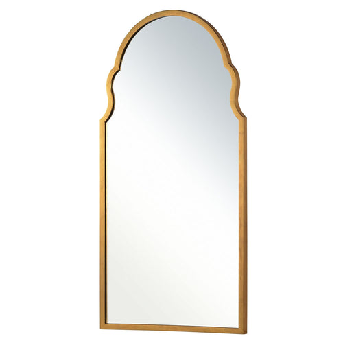 Bunny Williams Home Distressed Gold Leaf Wall Mirror