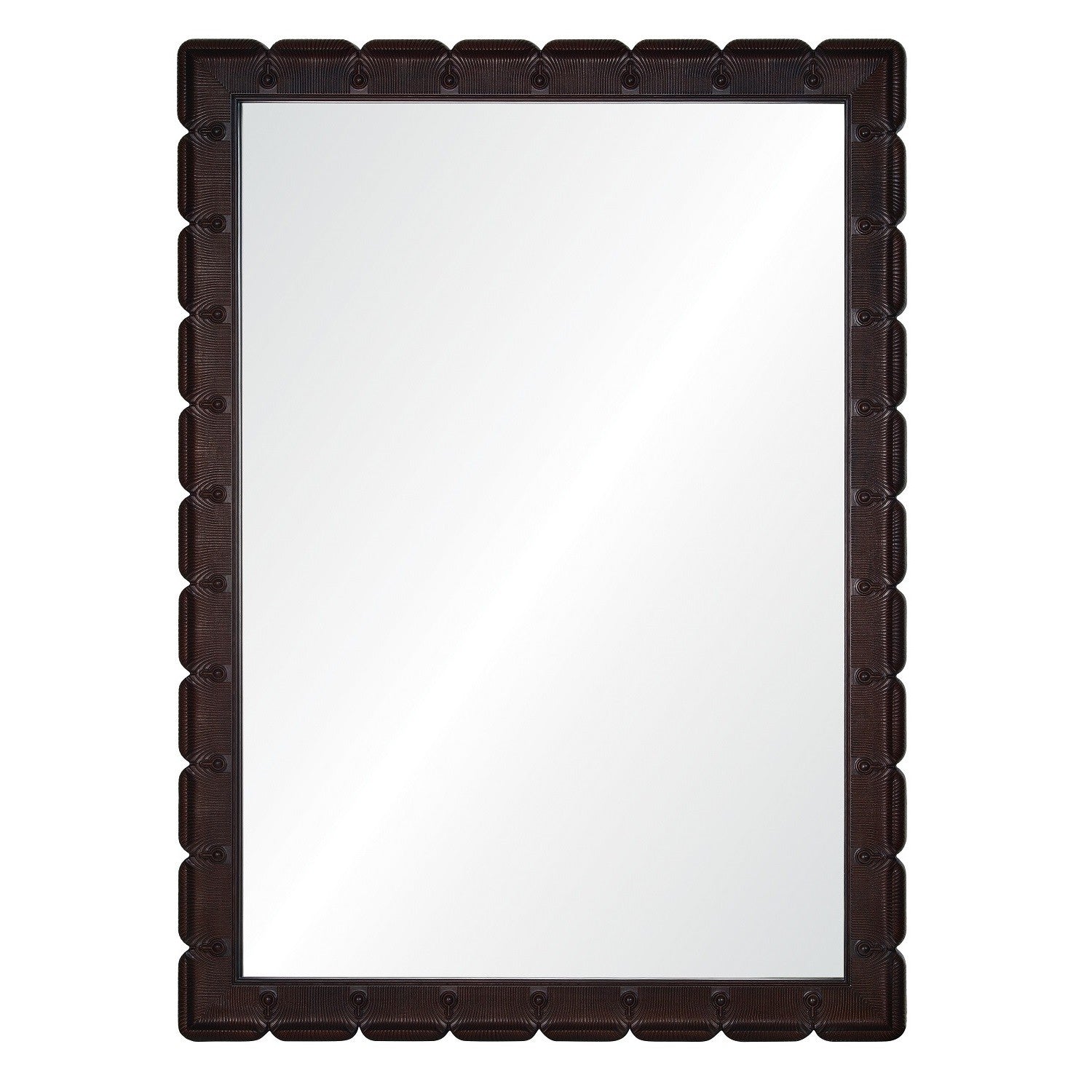 Bunny Williams Darcy Mirror in Dark Mahogany BW3099