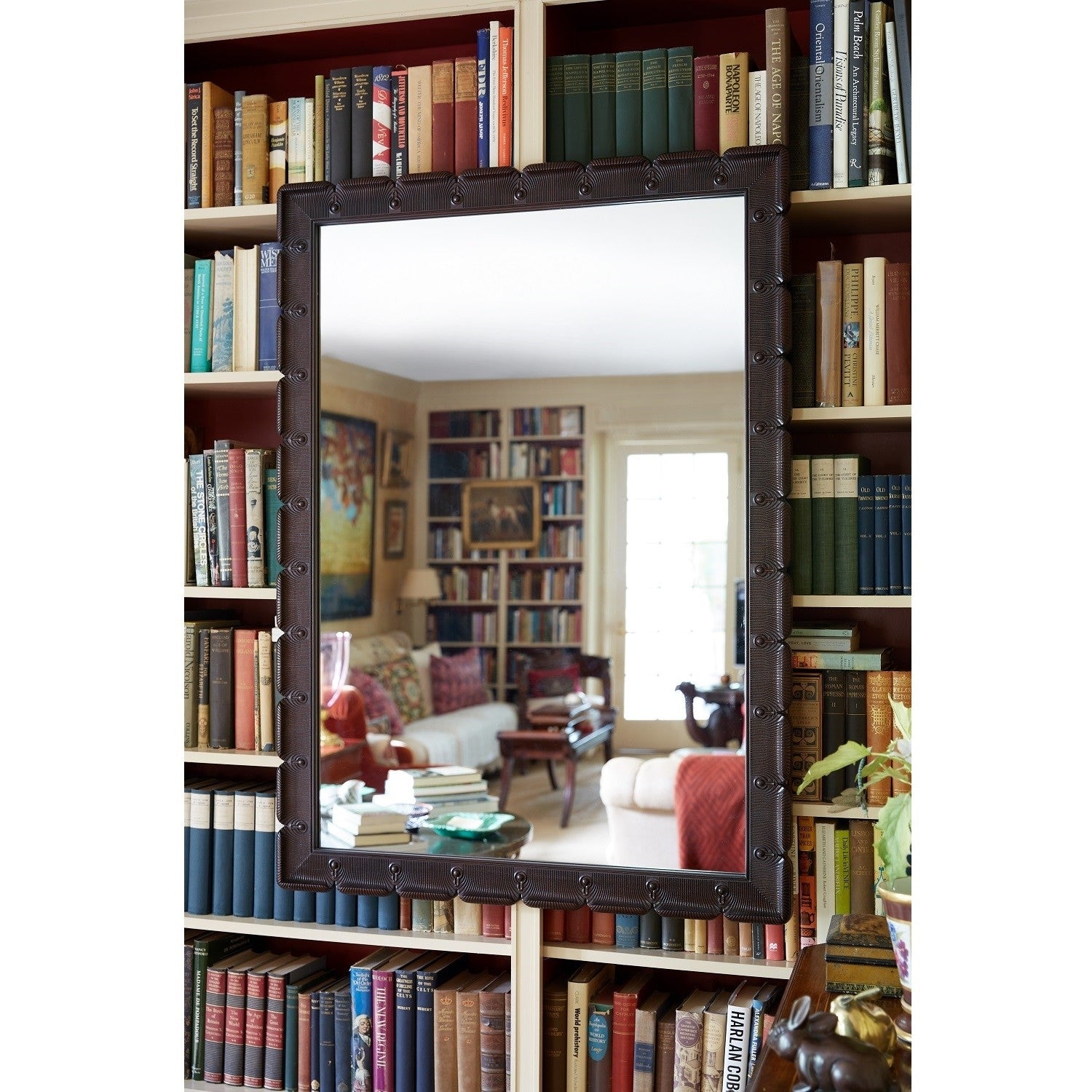 Bunny Williams Darcy Mirror in Dark Mahogany BW3099