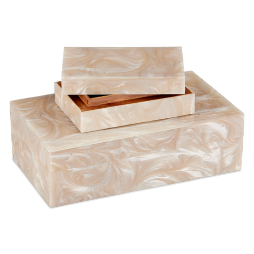 Currey & Company Perlas Swirl Box Set Of 2