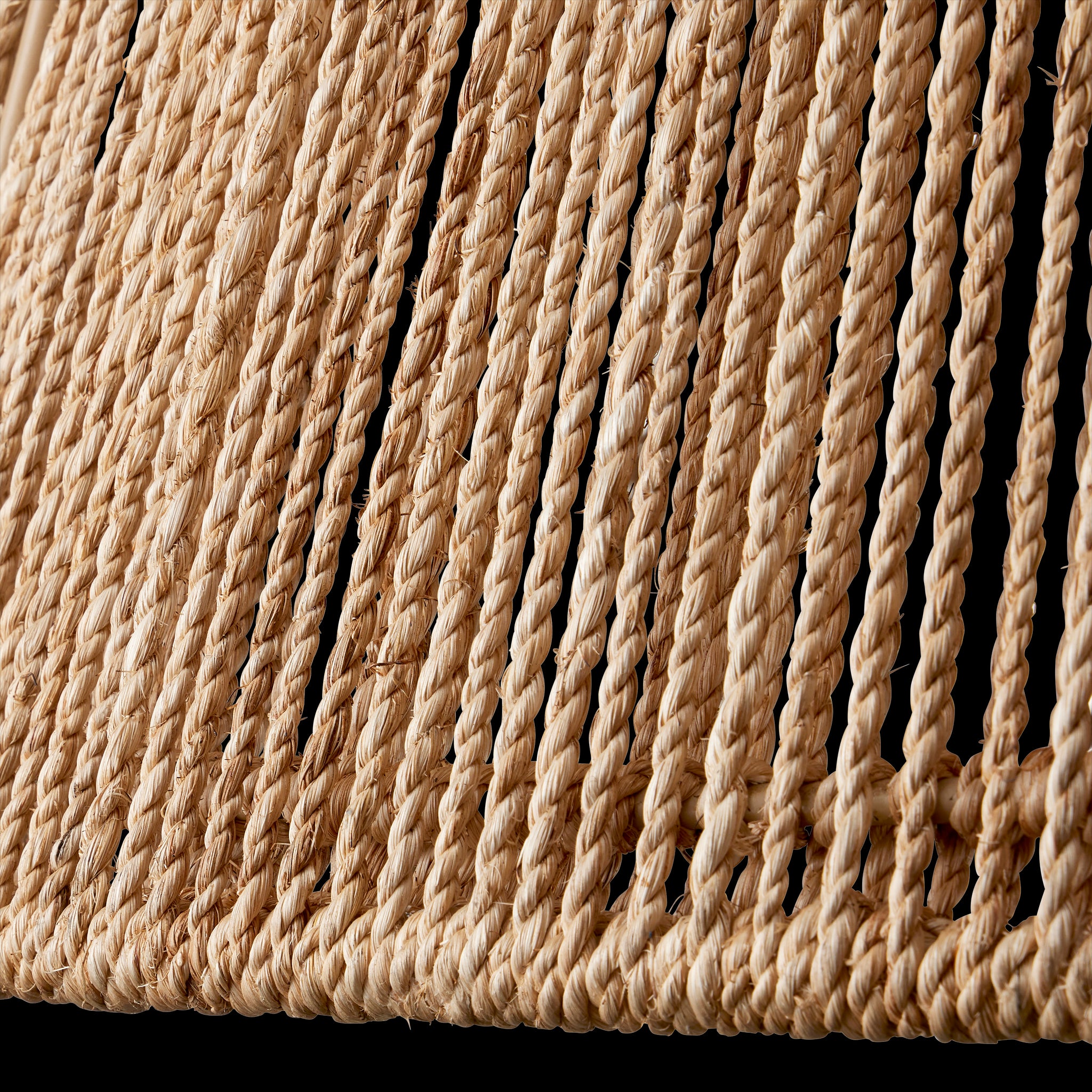 Currey & Company Parnell 27.75" Natural Rope 1 Light Pendant