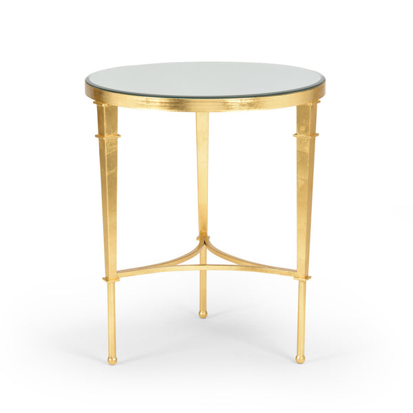 Chelsea House Round Regent Table in Gold
