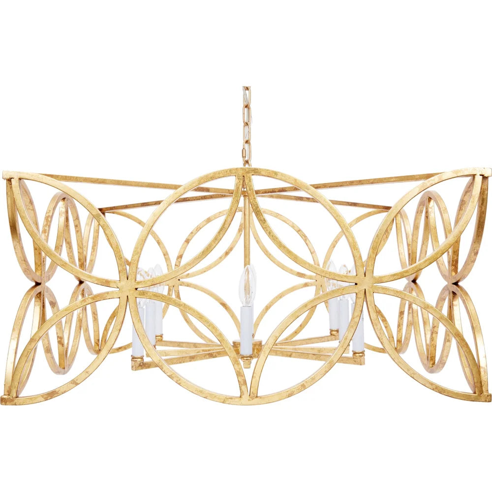 Old World Design McCarty Gold Chandelier
