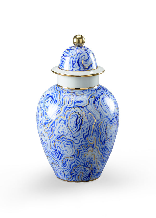Chelsea House - Marbleized Covered Urn Small or Large