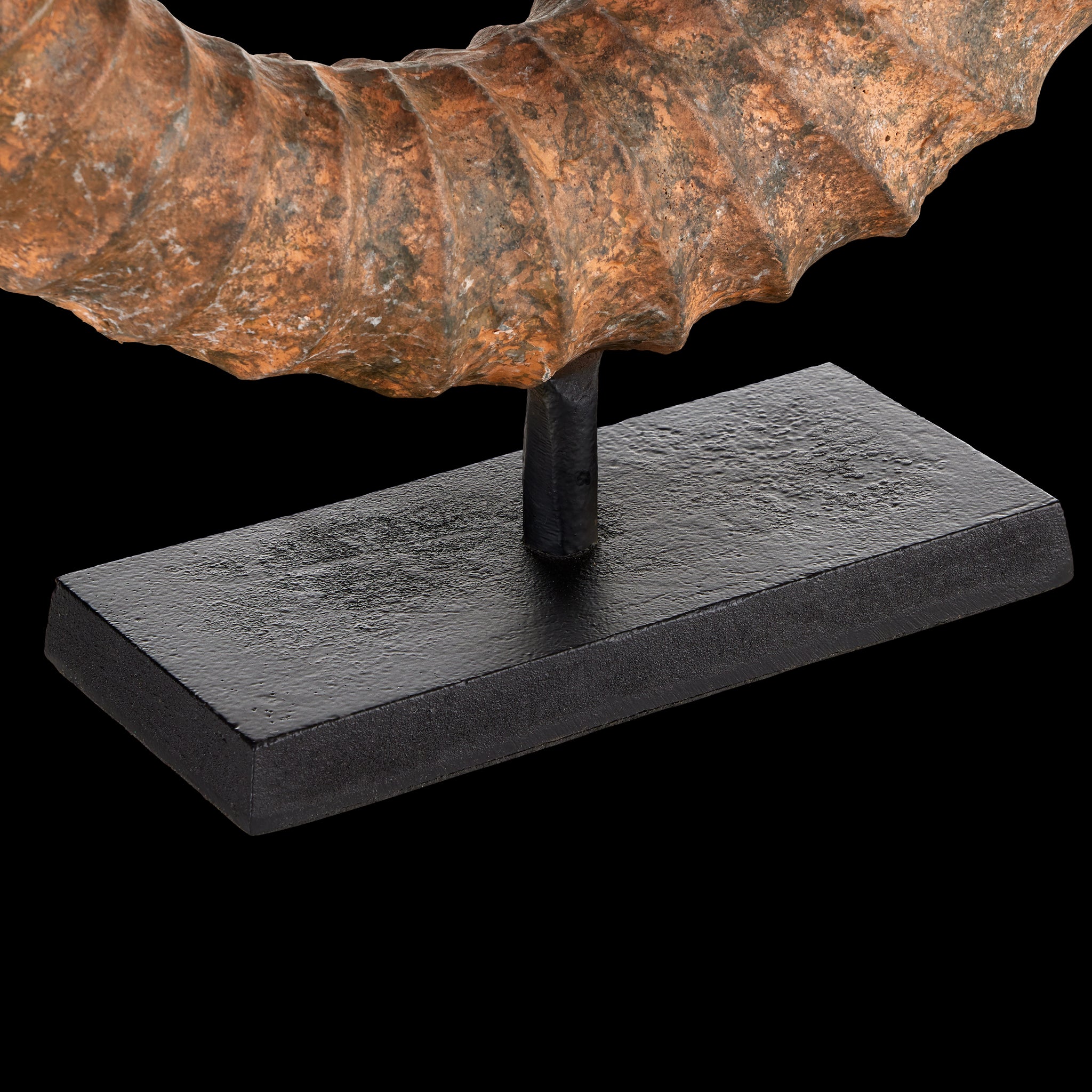 Currey & Company Faux Horn Objet Set Of 2