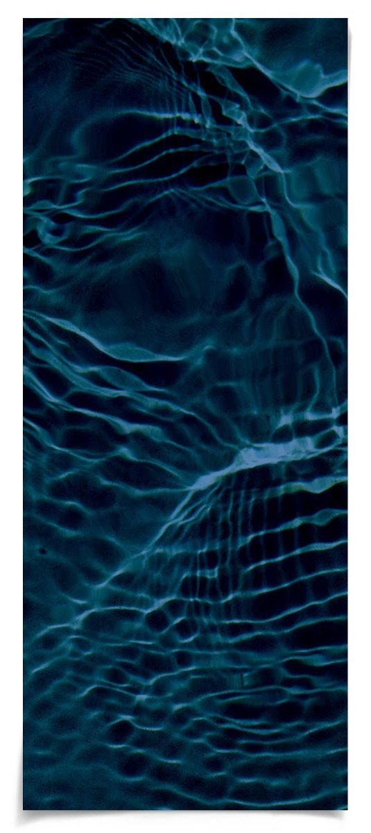 Natural Curiosities California Navy Blue Ripple Art, Series 2