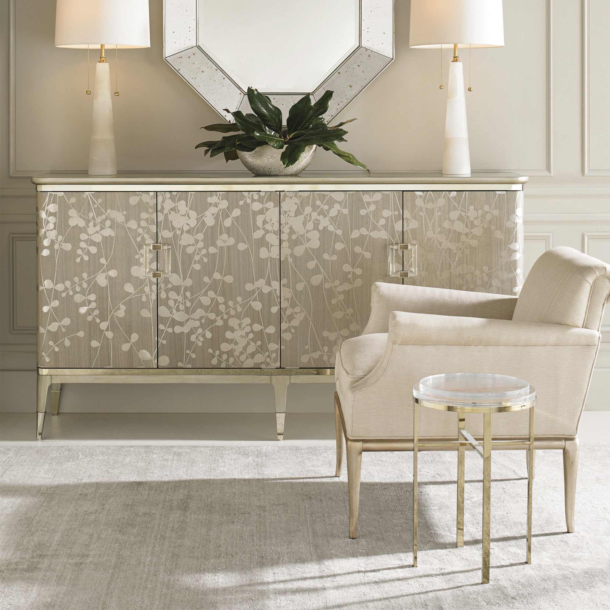 Caracole Turn a New Leaf Cabinet