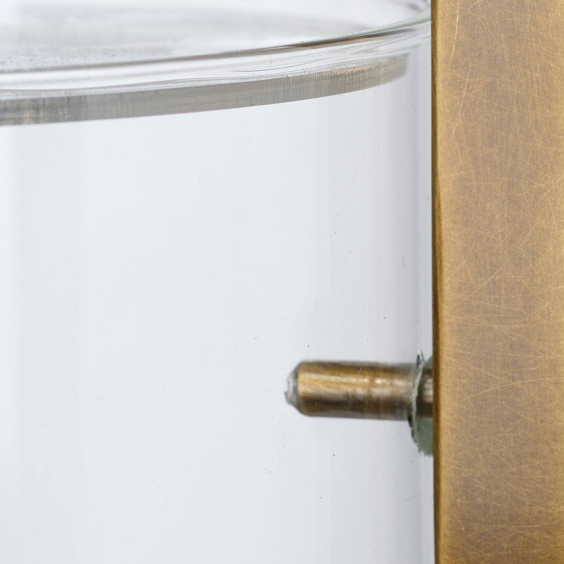 Jamie Young Jamie Young Cambrai Brass & Glass Pendant