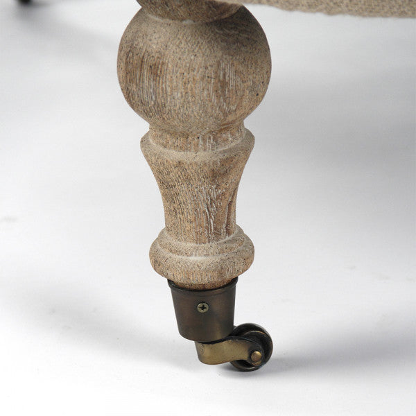 Zentique Maison Tufted Round Ottoman