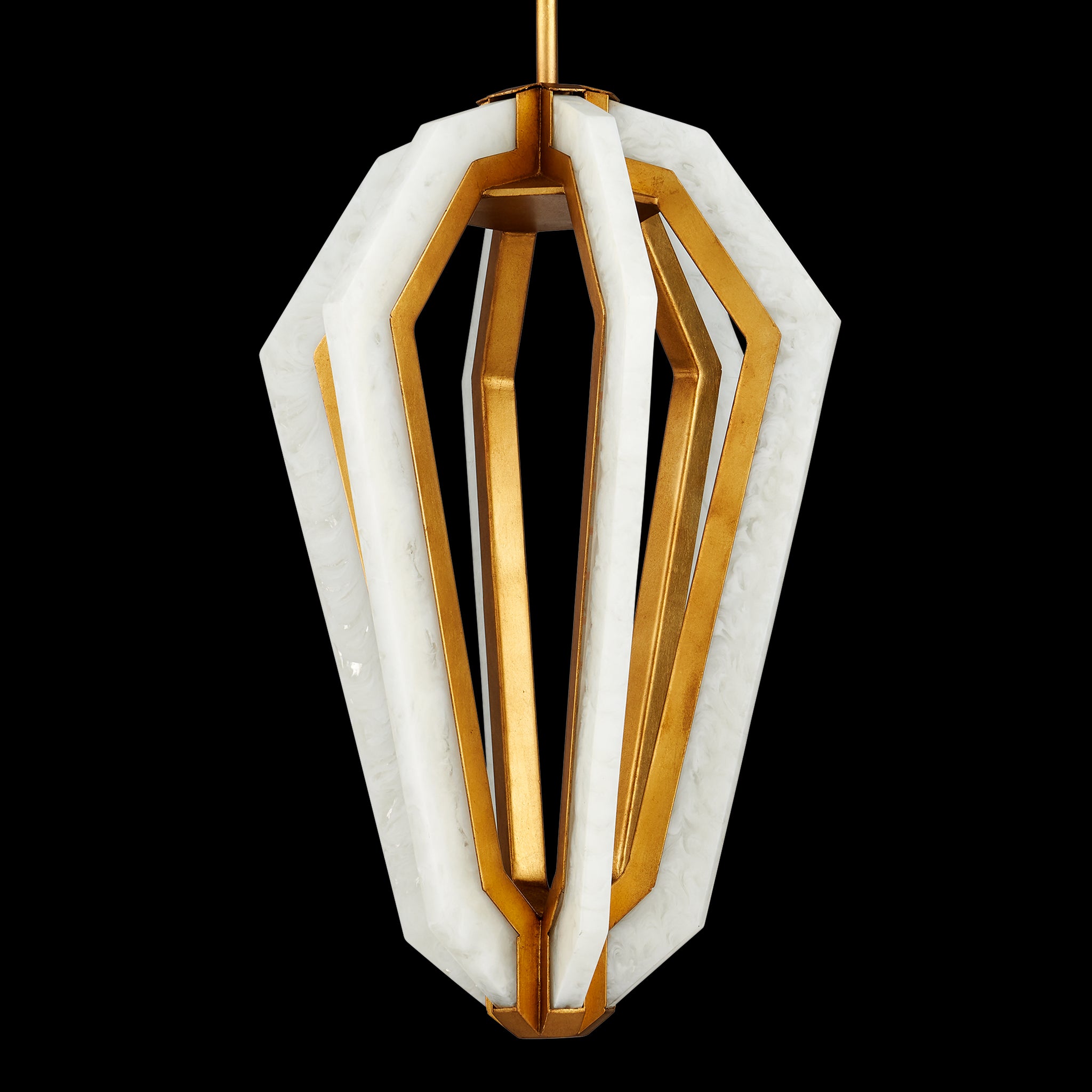 Currey & Company Riviere 13" 6 Light Led Pendant