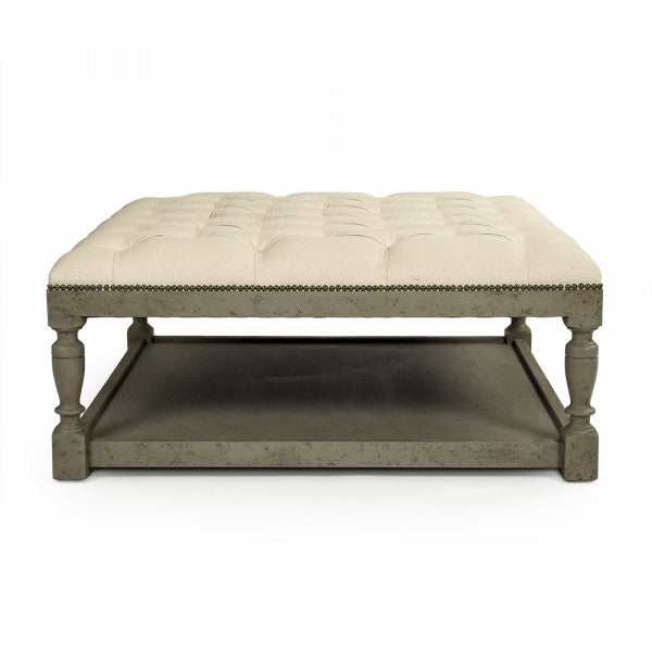Zentique Square Tufted Ottoman