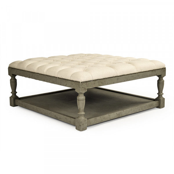 Zentique Square Tufted Ottoman