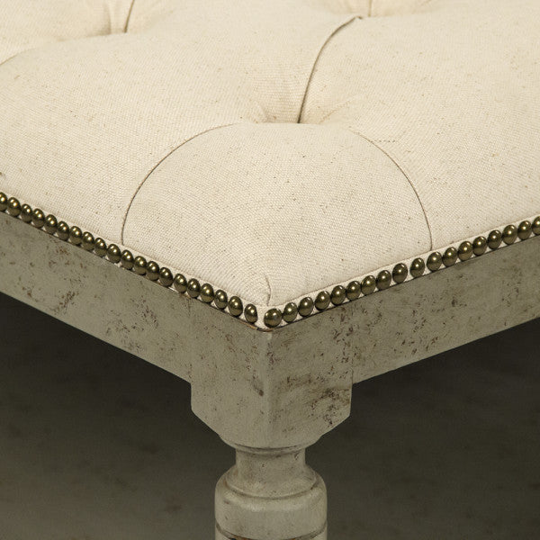 Zentique Square Tufted Ottoman