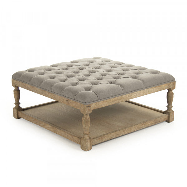 Zentique Square Tufted Ottoman