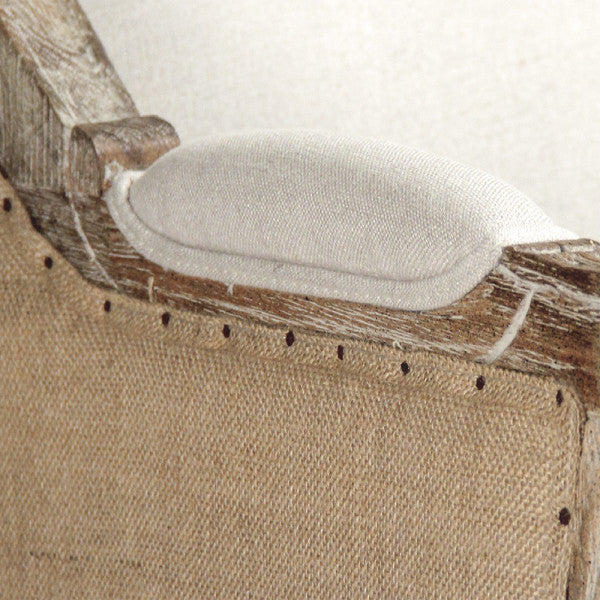 Zentique Leon Sofa Natural Linen, Jute