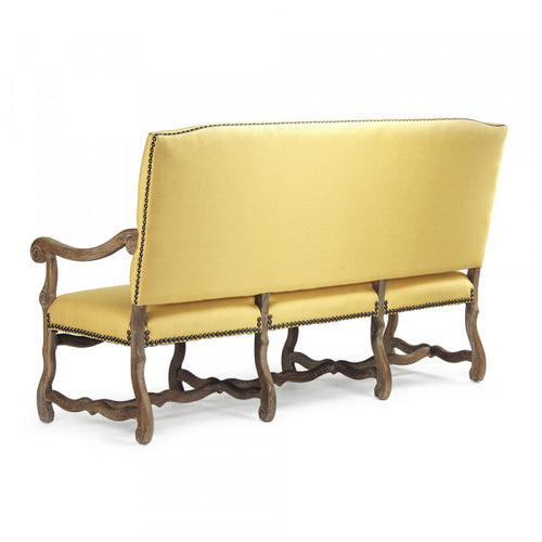 Zentique Julien Arm Chair Yellow Linen