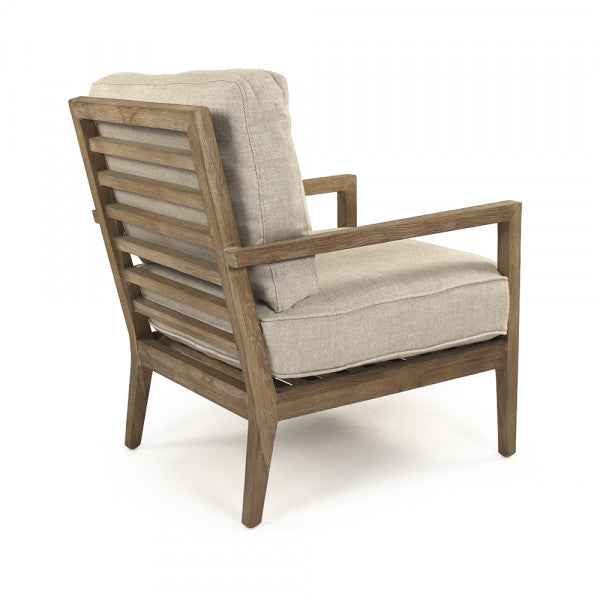 Zentique Davin Club Chair Cream Natural Linen
