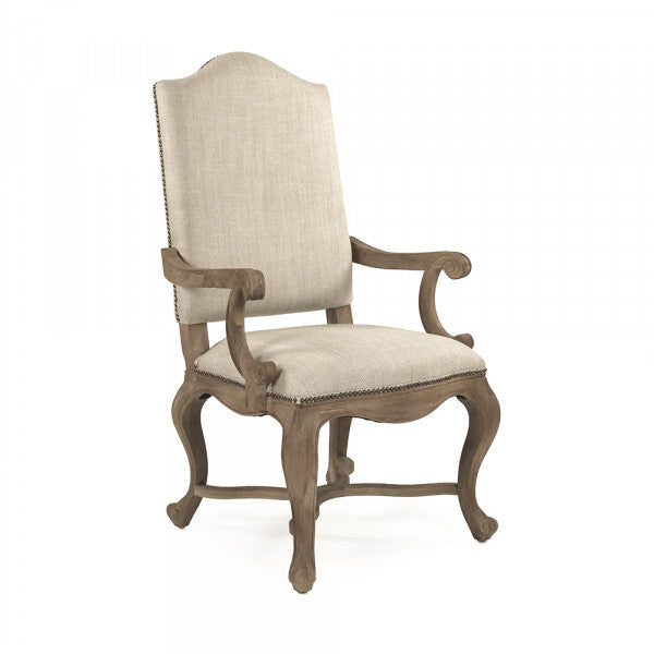 Zentique Grayson Arm Chair Cotton Linen