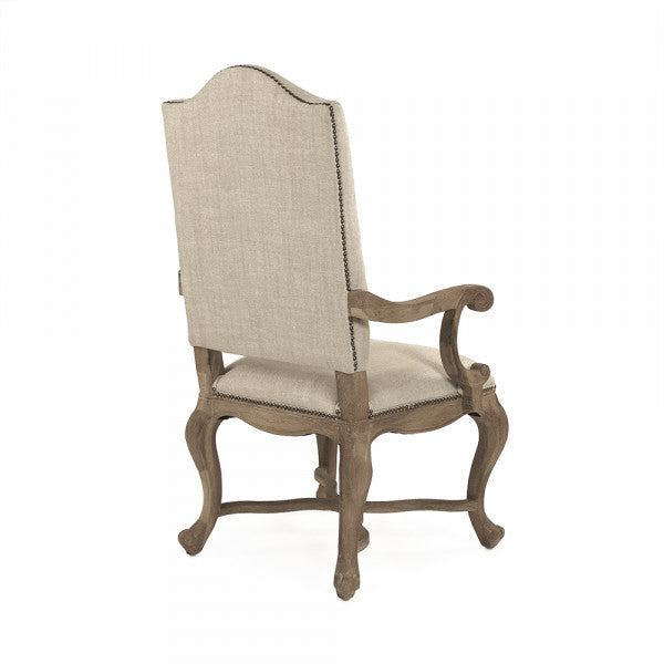 Zentique Grayson Arm Chair Cotton Linen