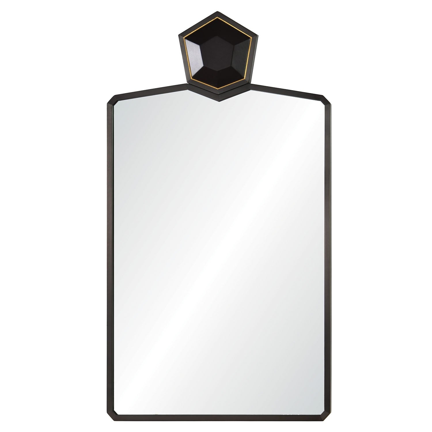 Celerie Kemble for Mirror Home Black Crowned Jewel Mirror