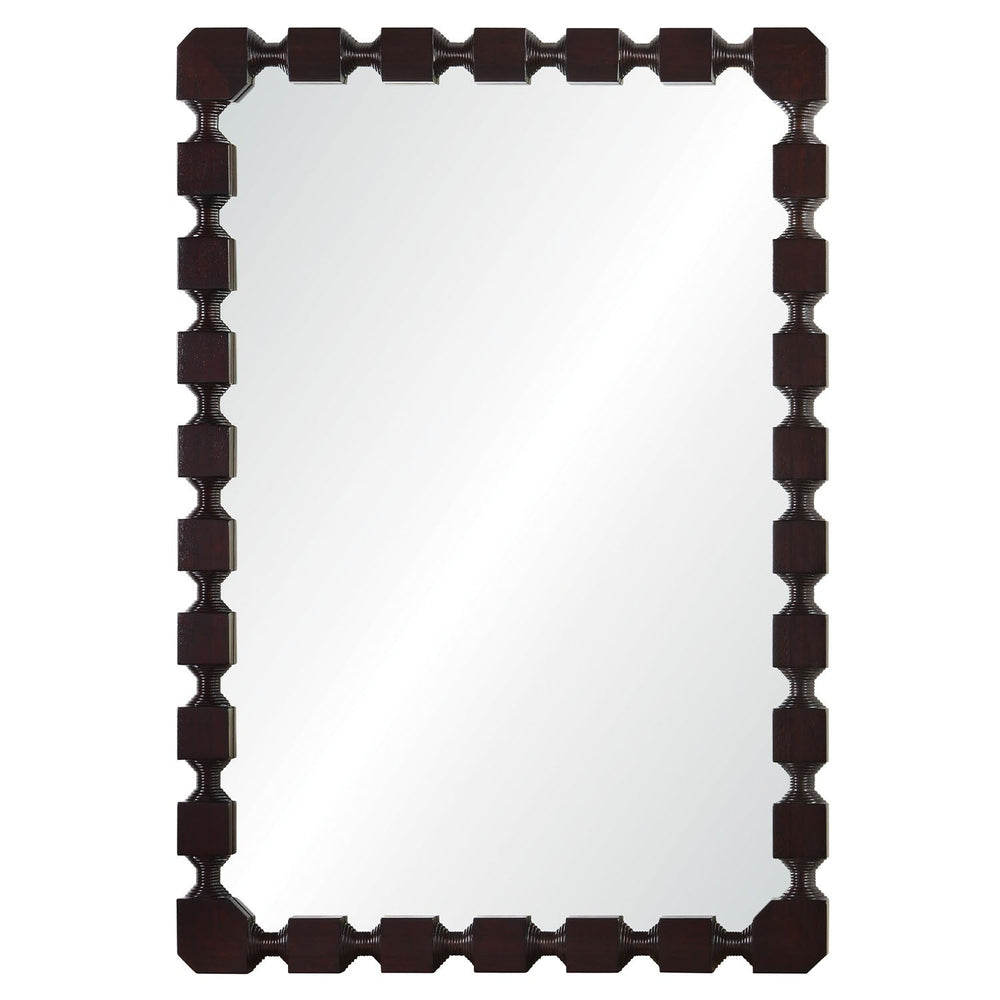 Celerie Kemble For Mirror Home Leigh Mahogany Mirror
