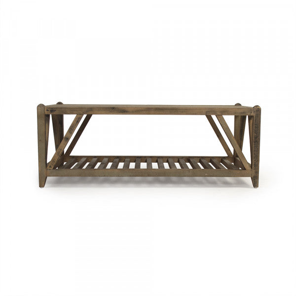 Zentique Mathis Coffee Table Distressed Brown